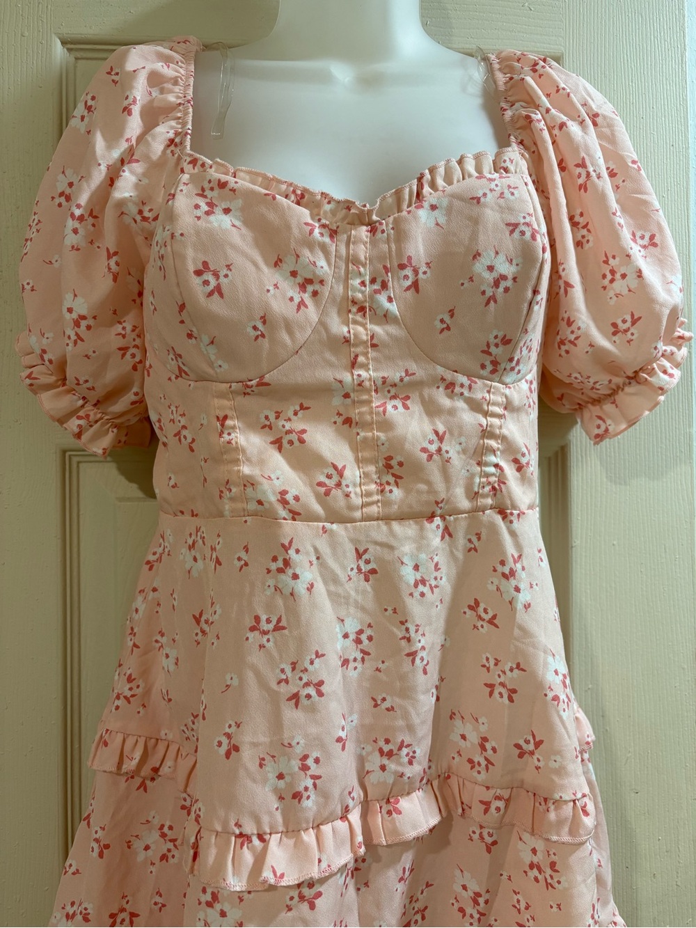 Inspired Hearts Pink Floral Summer Dress